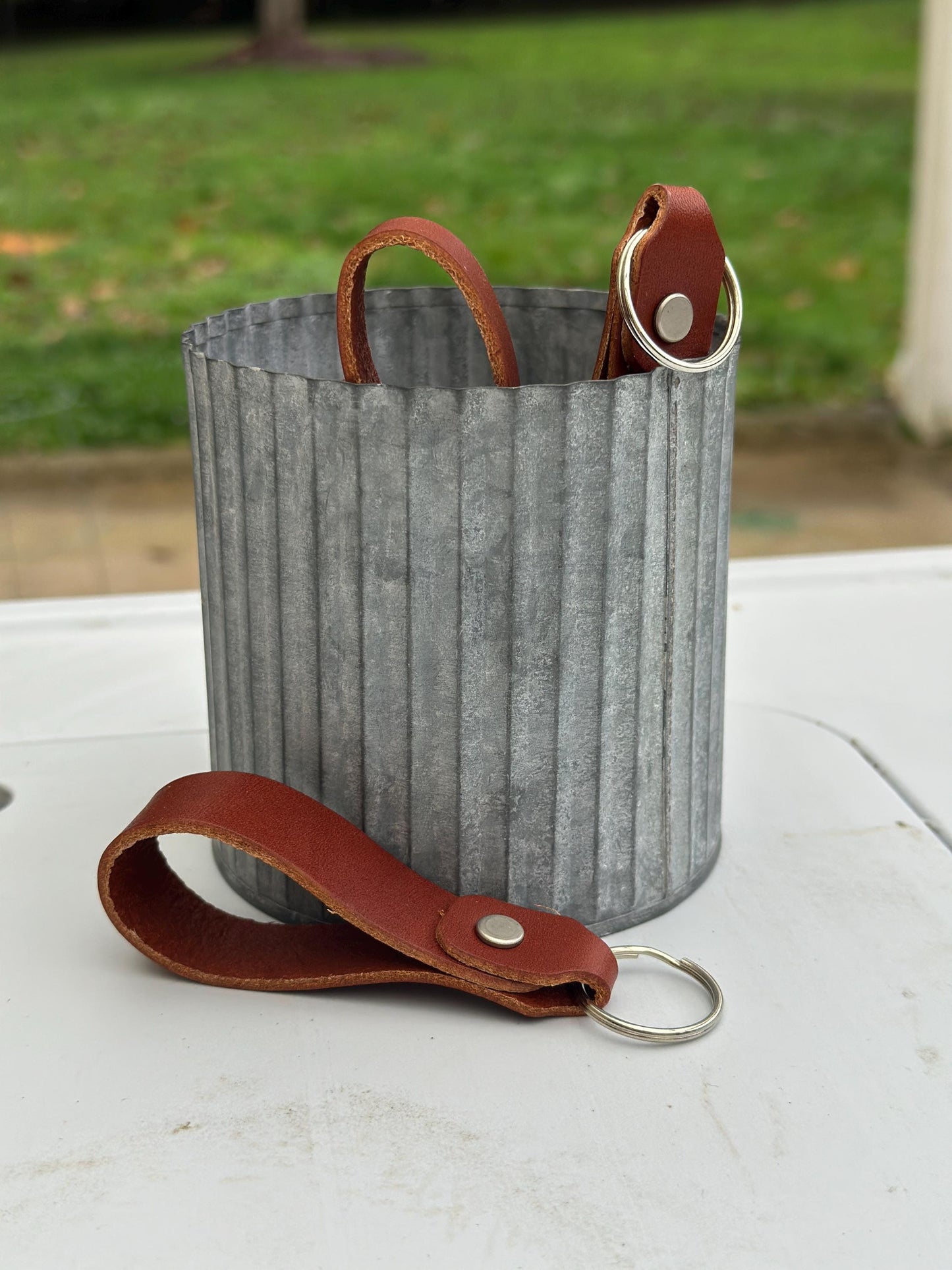 Full Grain Leather Keychains