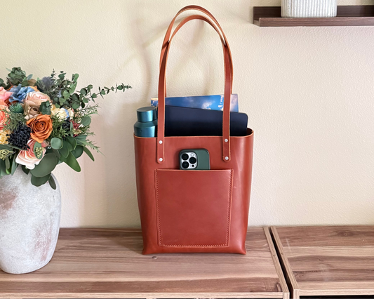 Handmade Leather Tote Bag