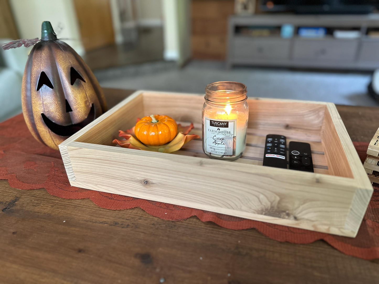 Handmade Decorative Wooden Tray