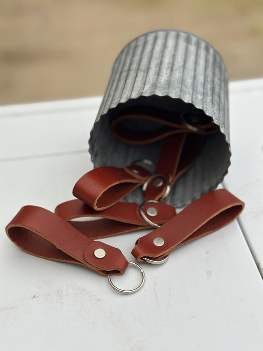 Full Grain Leather Keychains